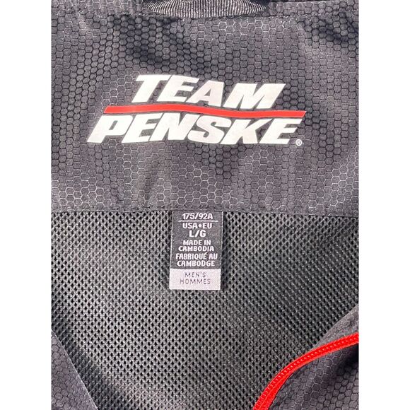 Team Penske Stormtech GSX-1 Windbreaker Rain Jacket Men's Size Large Black - Picture 3 of 11